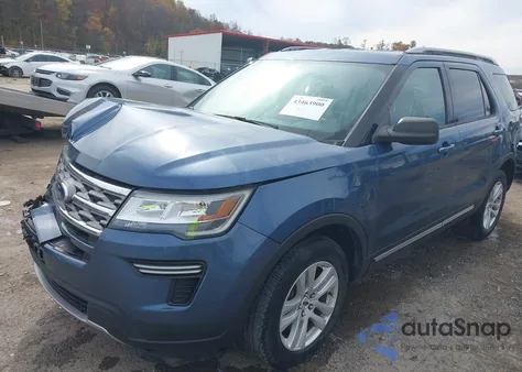 2018 Ford Explorer Xlt z USA, uszkodzony, nr VIN 1FM5K8D84JGA02983